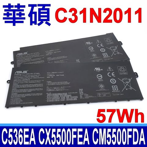 ASUS 華碩 C31N2011 原廠電池 Chromebook Flip C536 C536E C536EA CX5 CX5500 CX5500F CX5500FEA CM5500 CM5500F CM5500FDA