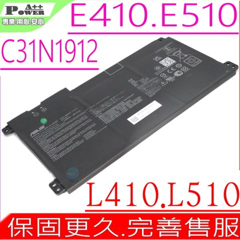 ASUS C31N1912 電池 華碩 Laptop E510,L410,L510,R522,L410VS,E510MA,L510MA,R522MA,L410MA,L510MA,L510CH,VivoBook 14 E410,E410MA,B31N1912,0B200-03680000,0B200-03680200