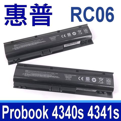 HP 惠普 RC06 電池 適用筆電 RC06XL RC09 Probook 4340s 4341s