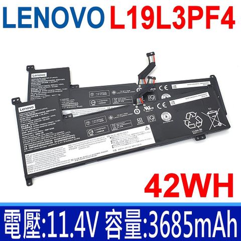 LENOVO 聯想 L19L3PF4  電池 11.4V 3685mAh/42Wh L19C3PF6