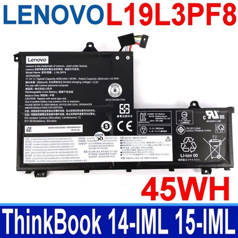 LENOVO L19L3PF8 3芯 聯想 電池 SB10X55568 ThinkBook 14-IML 15-IML