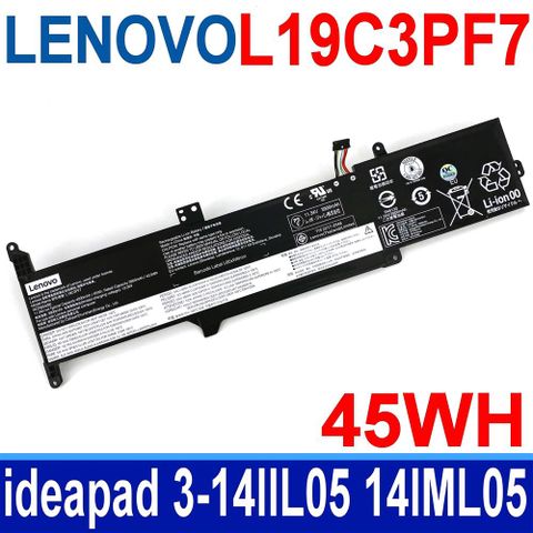 LENOVO L19C3PF7 聯想 電池 5B10X02602 SB10X0260 IdeaPad 3-14ADA05 3-14IIL05 3-14IML05 3-15IML05