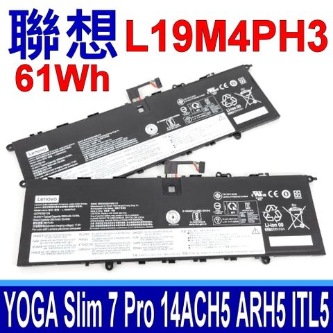 LENOVO 聯想 L19M4PH3 原廠電池 L19C4PH3 L19D4PH3 5B10Z49518 5B10Z49519 Yoga Slim 7 Pro 14ACH5 14ARH5 14IHU5 14ITL5 82FX 82NH 82N5 82MS 82LA 82NC