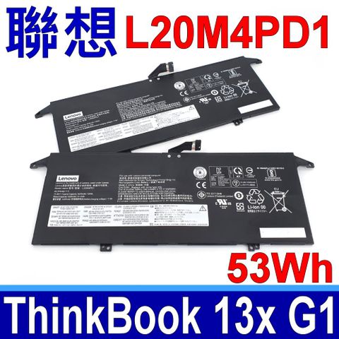 LENOVO 聯想 L20M4PD1 電池 ThinkBook 13x G1 L20C4PD1 L20D4PD1 SB11B65324 SB11B65326