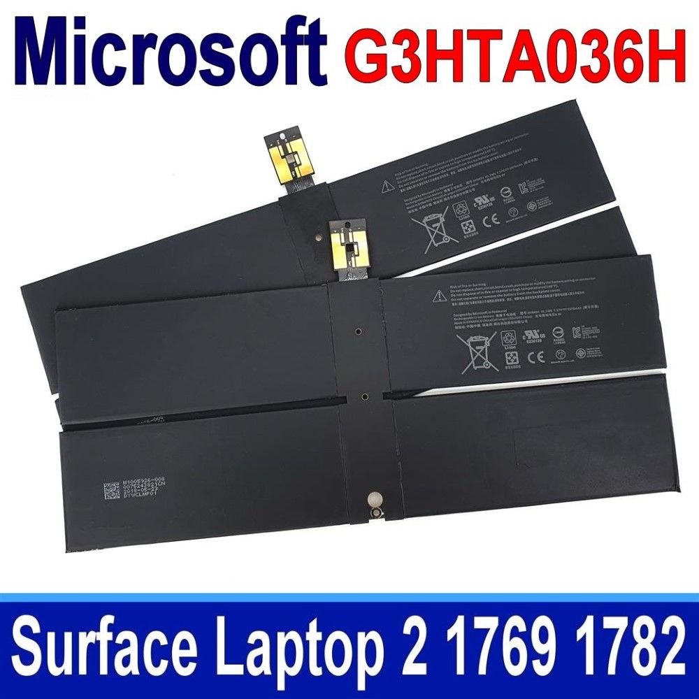 Microsoft 微軟  G3HTA036H  電池 DYNK01 Surface Laptop 2 1769 1782