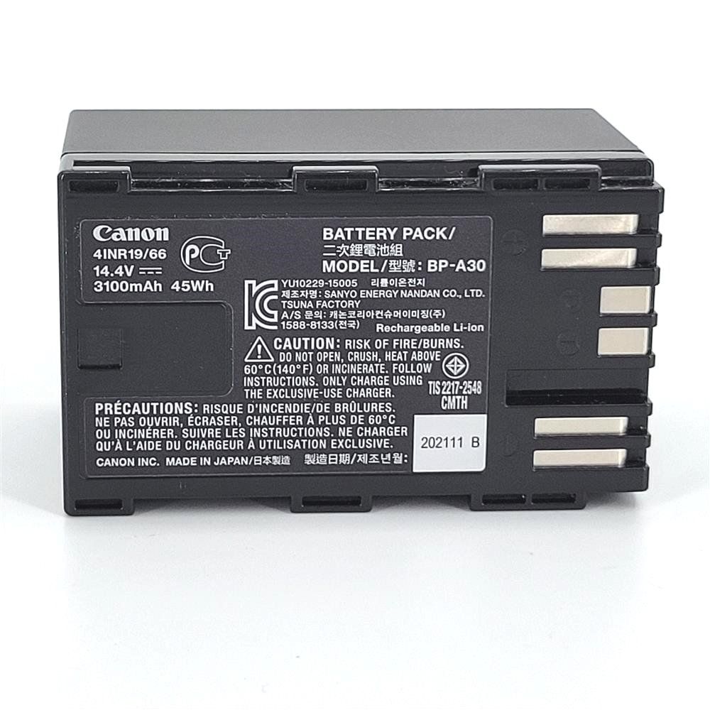 Canon 佳能BP-A30 原廠電池通用BP-A30 14.4V 3100mAh 45Wh 日本