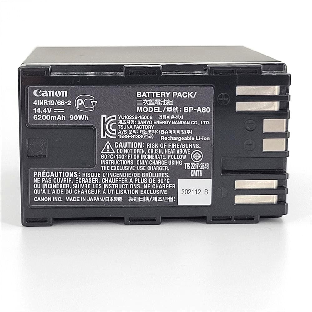 Canon BP-A60 バッテリーパック 劣化度0（Canon - 業務用撮影