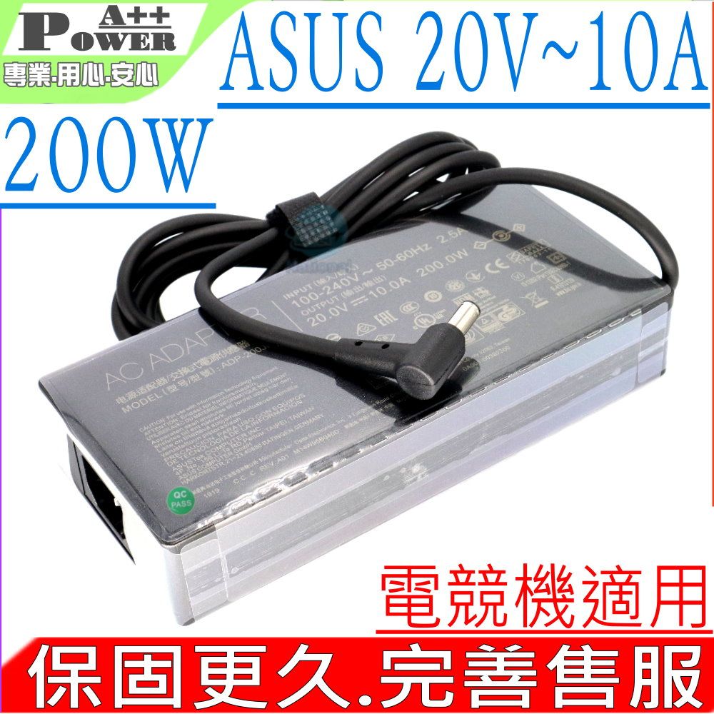 ASUS 華碩  200W 充電器 適用  20V,10A,ROG Zephyrus GA503QM,GA503QR,GA503QS,G15 GA503QM,ROG Strix G17 G713QC,TUF Gaming A15 FA506Q,FA506QM,F15 FX506HM,FX516PR,FX516PM,TUF Gaming A17 FA706QM,ADP-200JB D