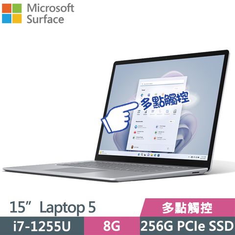具10點多點觸控 一年保固SSD效能 輕量1560gMicrosoft Surface Laptop 5 15吋i7-1255U十核觸控筆電