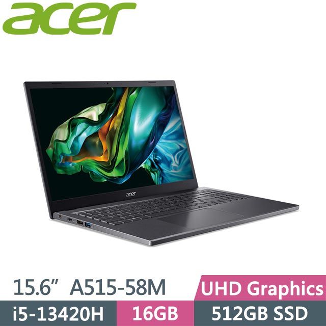 ACER 宏碁  Aspire 5 A515-58M-59JV (i5-13420H/16G/512G/Win11/15.6吋) 輕薄筆電