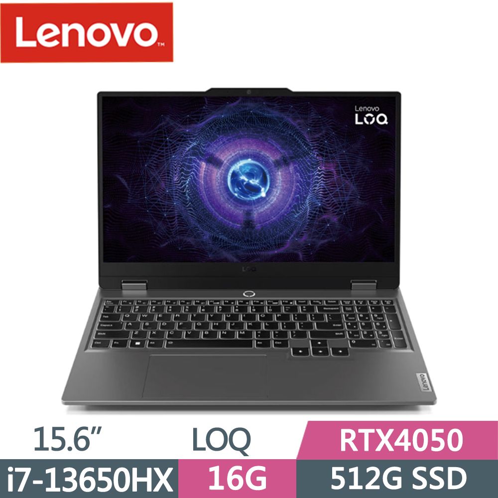 LENOVO 聯想  LOQ 15IRX9 83DV00FFTW 暴風灰i7-13650H  16G  512G PCIe SSD  RTX4050  144Hz  15.6"