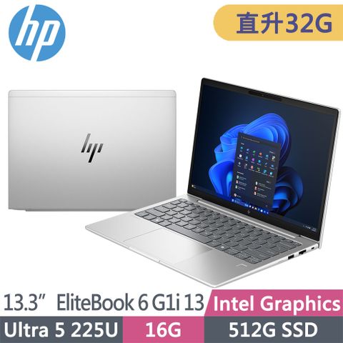 HP EliteBook 6 G1i 13 C3UV1PT(Ultra 5 225U/16G+16G/512G SSD/W11P/WUXGA/13.3吋)特仕