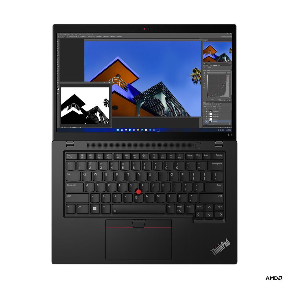 LENOVO 聯想 ThinkPad L14 14吋商用筆電黑色(R7 PRO 7730U/16G/1TB/WIN11P/21H5S0FH00)