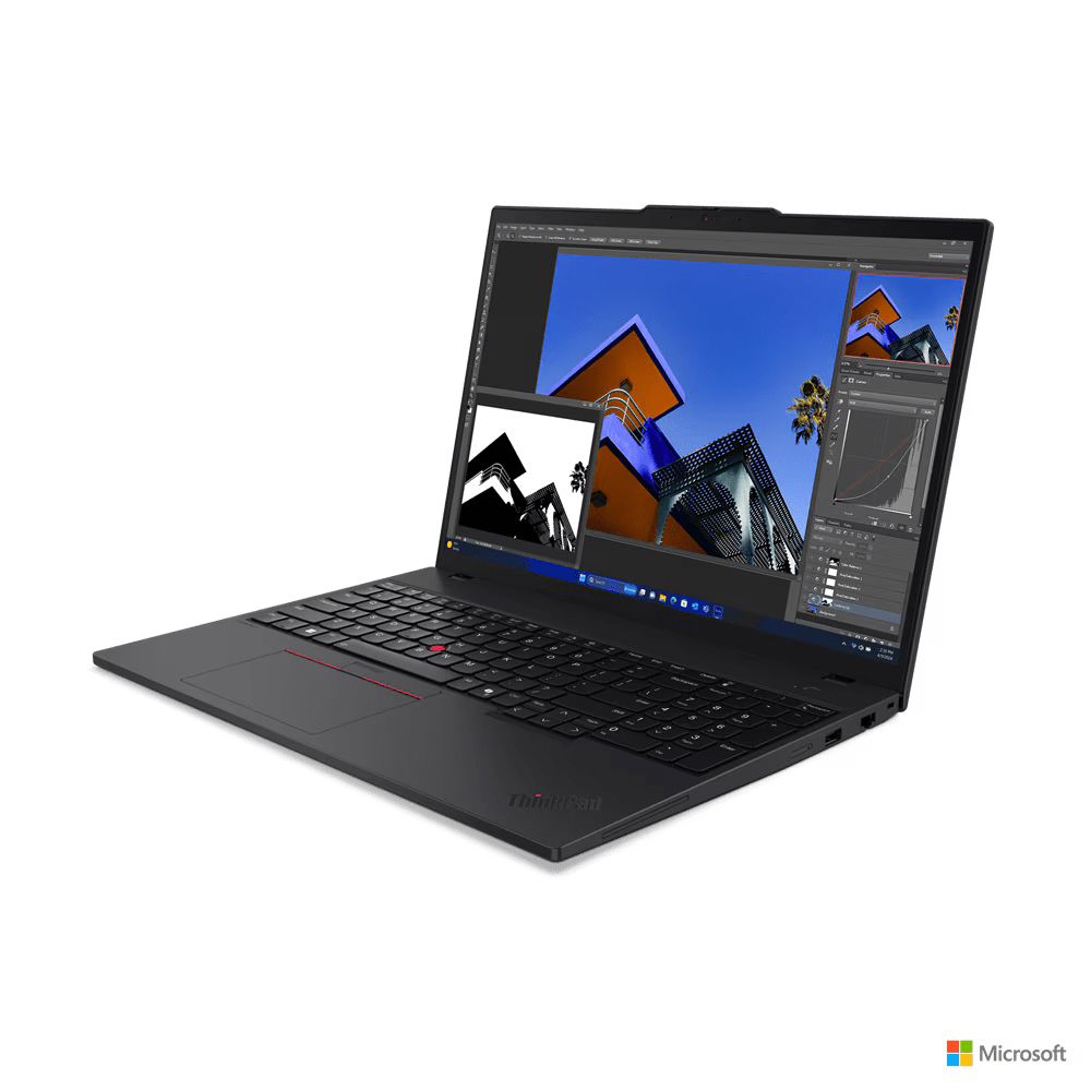 LENOVO 聯想 T16 16吋 商用AI筆電黑色(Ultra7 155H/32GB/1TB/WIN11PRO/21MNS00600)