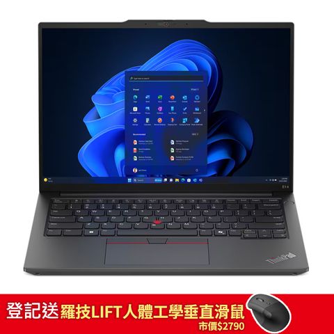 登記送羅技LIFT人體工學垂直滑鼠市價$2790Lenovo ThinkPad E16 Gen 2 21MAS01X00 黑 (Ultra7 155H/16G/1TB PCIe/W11/WUXGA/16)