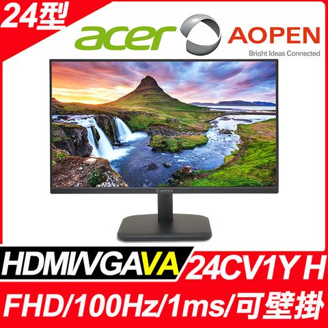 AOPEN 24CV1Y H 薄邊框螢幕(24型/FHD/HDMI/VA)