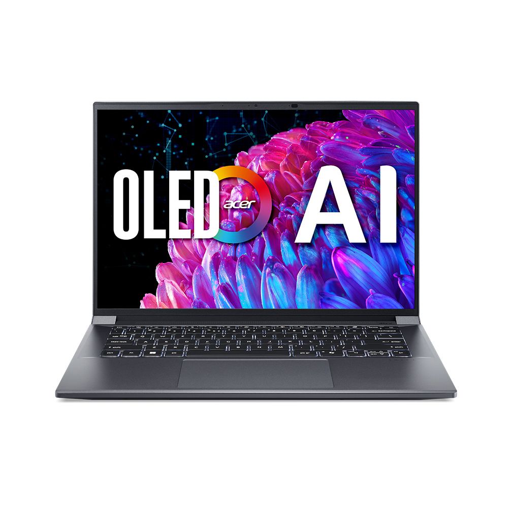 ACER 宏碁 Swift X 14.5吋 AI繪圖筆電灰色(Ultra 7 155H/32GB/512GB/RTX 4050-6G/WIN11/SFX14-72G-736M)