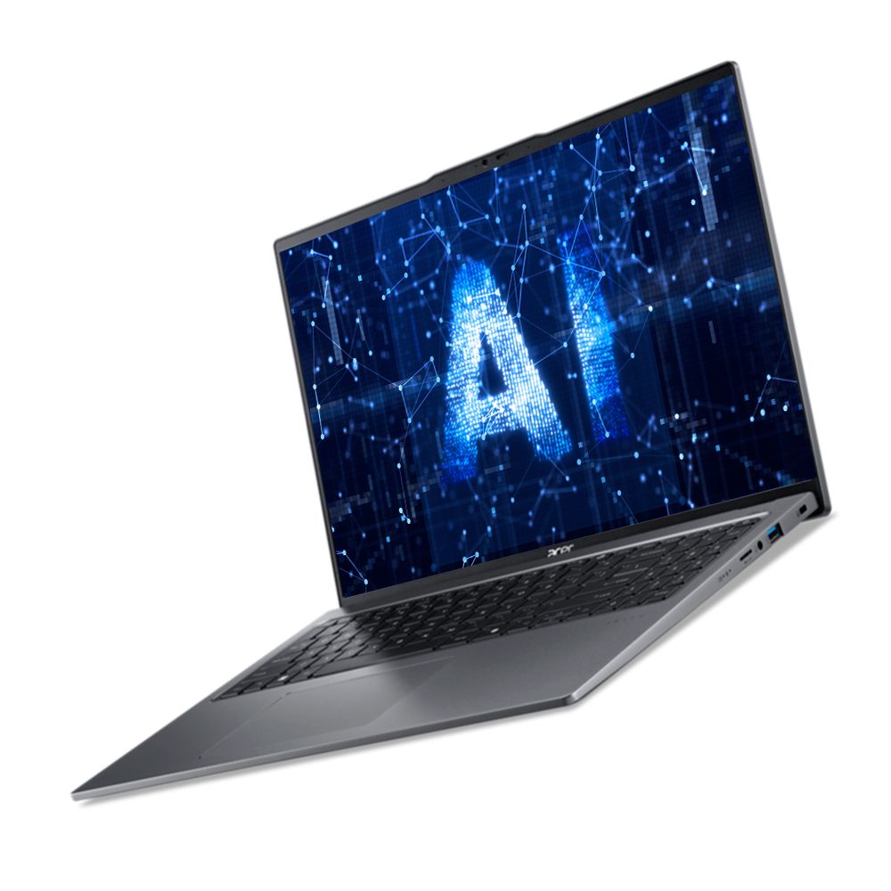 ACER 宏碁 Swift GO 16吋 Ultra 7 輕薄AI筆電灰色(Ultra 7 155H/16GB/512GB/WIN11/SFG16-72-74VY)