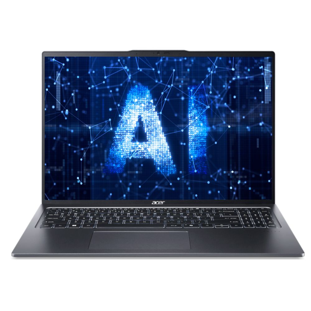 ACER 宏碁 Swift GO 16吋 Ultra 7 輕薄AI筆電灰色(Ultra 7 155H/16GB/512GB/WIN11/SFG16-72-74VY)