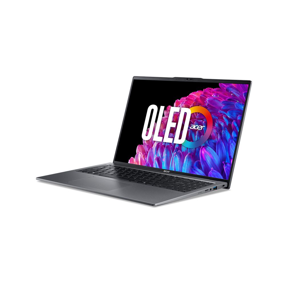 ACER 宏碁 Swift GO 16吋 輕薄AI OLED筆電灰色(Ultra 7 155H/32GB/512GB/WIN11/SFG16-72-74C7)