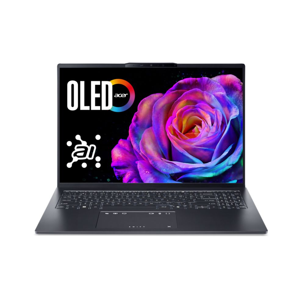 ACER 宏碁 Swift Go 16吋AI效能筆電 灰色(Ultra 7 255H/32G/1TB/W11/2.8K/OLED/SFG16-73-71S0)