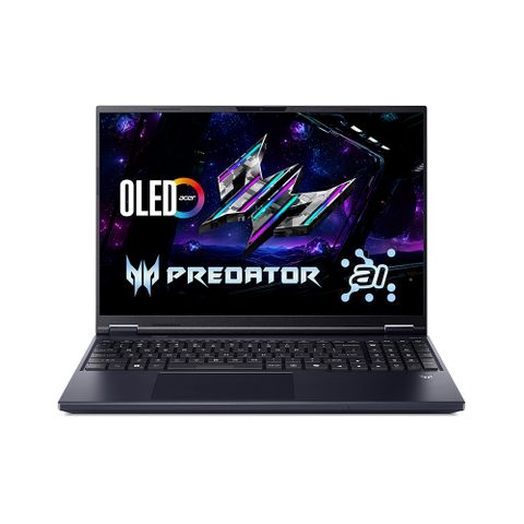 ACER 宏碁 Predator 16吋 AI電競筆電 黑(Ultra9 275HX/16G/512G/RTX 5070TI-12G/WIN11/PHN16-73-965Q)