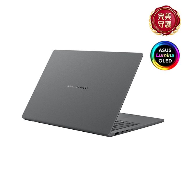 ASUS 華碩 Zenbook A14 14吋AI輕薄OLED筆電灰色(Snapdragon X X1 26 100/32GB/1TB/WIN11/UX3407QA-0082G26100)