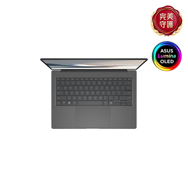 ASUS 華碩 Zenbook A14 14吋AI輕薄OLED筆電灰色(Snapdragon X X1 26 100/32GB/1TB/WIN11/UX3407QA-0082G26100)