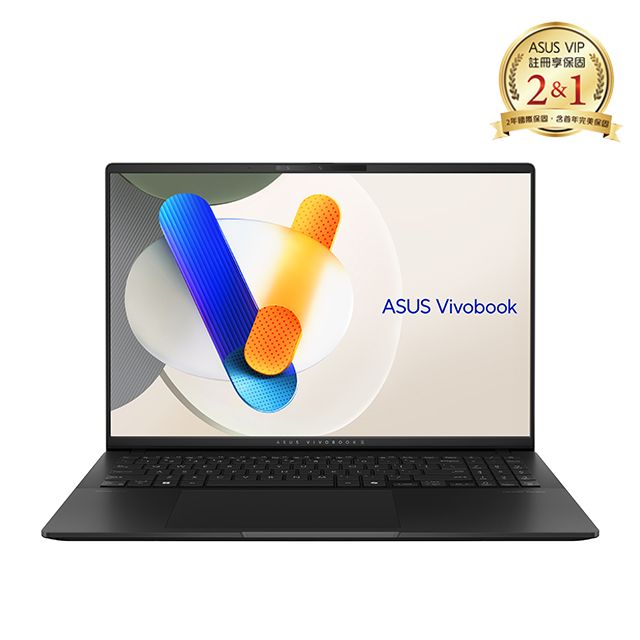 ASUS 華碩 Vivobook S16 OLED 16吋AI輕薄筆電黑色(Ultra 9 185H/32GB/1TB/WIN11/S5606MA-0108K185H)