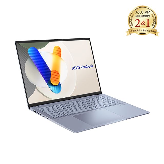 ASUS 華碩 Vivobook S16 OLED 16吋AI輕薄筆電藍色(Ultra 5 125H/16GB/1TB/WIN11/S5606MA-0068B125H)