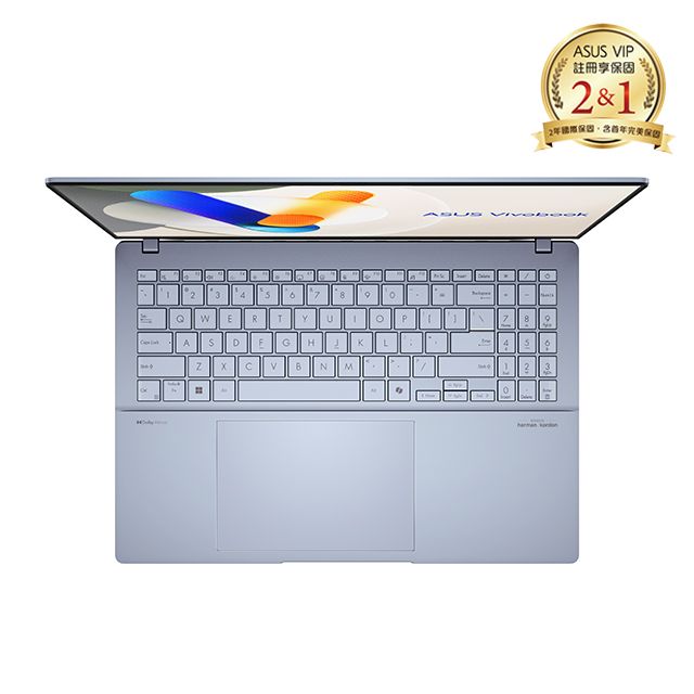 ASUS 華碩 Vivobook S16 OLED 16吋AI輕薄筆電藍色(Ultra 5 125H/16GB/1TB/WIN11/S5606MA-0068B125H)
