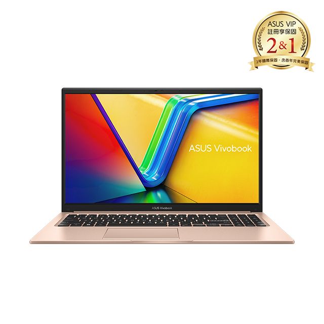 ASUS 華碩 Vivobook 15 15.6吋效能筆電金色(i5-1235U/8GB/512GB/WIN11/X1504ZA-0171C1235U)
