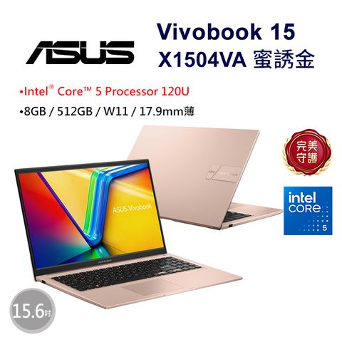 ASUS 華碩 (Intel Core 5 120U/8GB/512GB/WIN11/X1504VA-0291C120U)