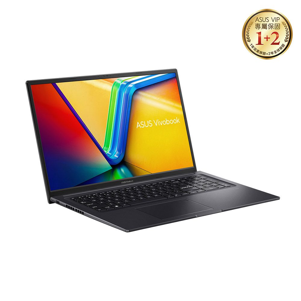 ASUS 華碩 Vivobook 17X 17.3吋效能筆電黑色(i9-13900H/8GB/512GB/WIN11/K3704VA-0052K13900H)