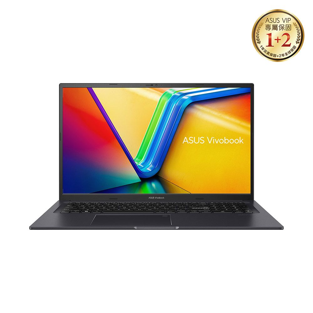 ASUS 華碩 Vivobook 17X 17.3吋效能筆電黑色(i9-13900H/8GB/512GB/WIN11/K3704VA-0052K13900H)