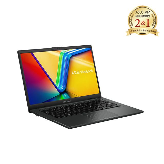 ASUS 華碩 Vivobook Go 14吋文書筆電黑色(N100/8GB/256GB/WIN11/ E1404GA-0051KN100)
