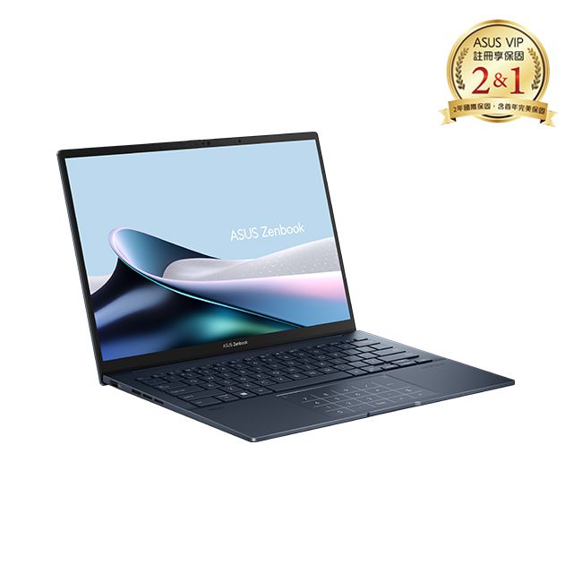 ASUS 華碩 Zenbook 14 OLED 14吋AI輕薄筆電藍色(Ultra 7 155H/32GB/1TB/WIN11/UX3405MA-0142B155H)