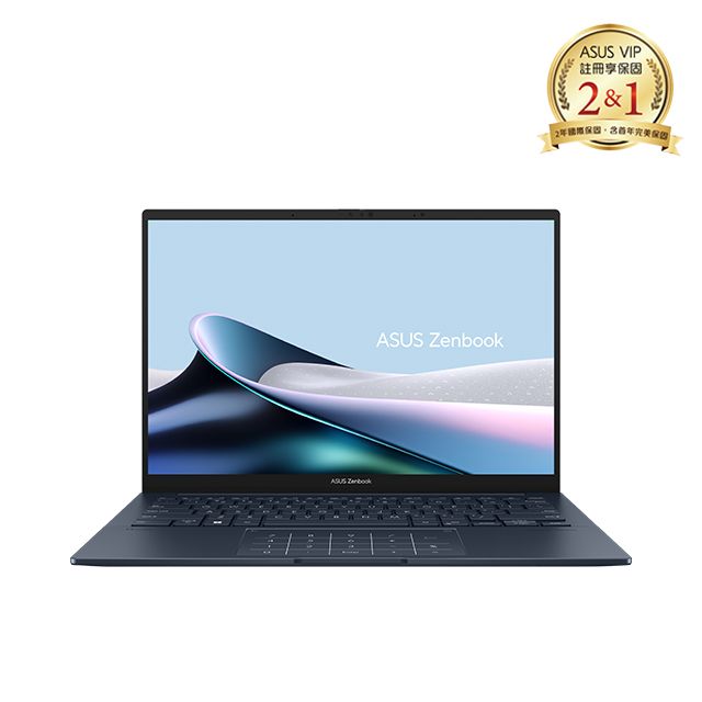 ASUS 華碩 Zenbook 14 OLED 14吋AI輕薄筆電藍色(Ultra 7 155H/32GB/1TB/WIN11/UX3405MA-0142B155H)