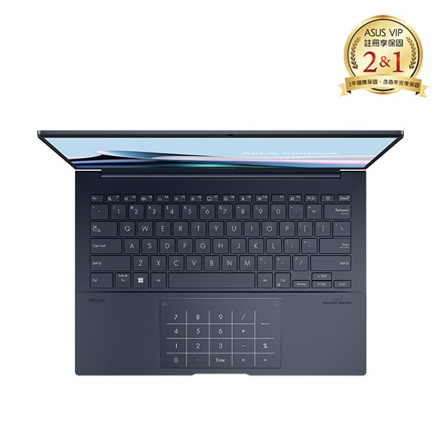 ASUS 華碩 Zenbook 14 OLED 14吋AI輕薄筆電藍色(Ultra 5 125H/16GB/1TB/WIN11/UX3405MA-0122B125H)