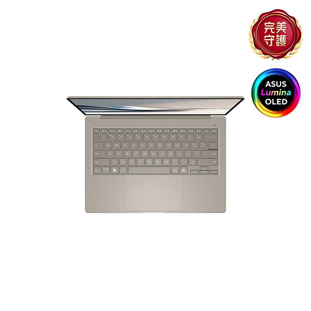 ASUS 華碩 Zenbook A14 14吋AI輕薄OLED筆電金色(Snapdragon X X1 26 100/32GB/1TB/WIN11/UX3407QA-0072D26100)