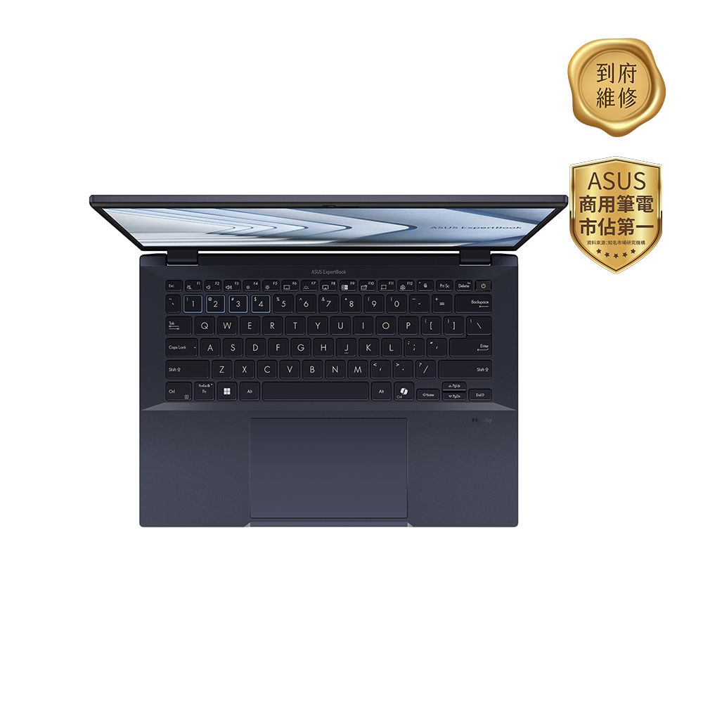 ASUS 華碩  ExpertBook B5404CMA-0251A155HIntel Core Ultra 7 155H/16G/512G PCIe/W11P/WQXGA/14