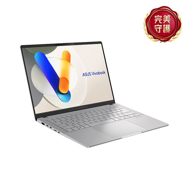 ASUS 華碩 Vivobook S14 OLED 14吋效能筆電銀色(R5-7535HS/16GB/512GB/WIN11/M5406NA-0038S7535HS)