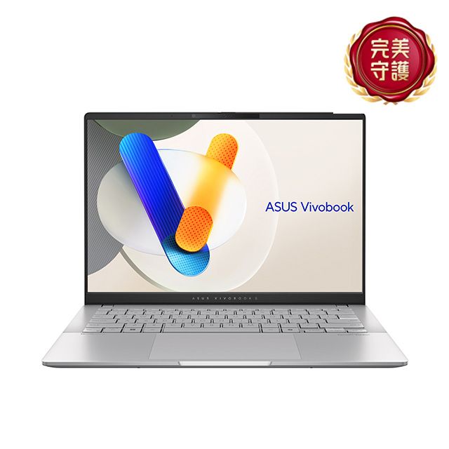 ASUS 華碩 Vivobook S14 OLED 14吋效能筆電銀色(R5-7535HS/16GB/512GB/WIN11/M5406NA-0038S7535HS)