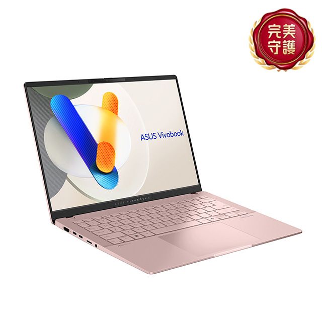 ASUS 華碩 Vivobook S14 OLED 14吋效能筆電粉色(R5-7535HS/16GB/512GB/WIN11/M5406NA-0078C7535HS)