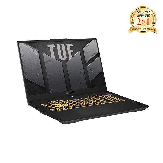 ASUS ROG 華碩 【8G記憶體組】ASUS TUF Gaming F17 FX707VV-0092B13620H(i7-13620H/16G/RTX 4060/1TB/144Hz/17.3)