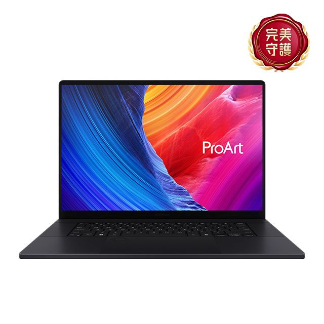 ASUS 華碩 ProArt P16 16吋AI筆電黑色(AMD Ryzen AI 9 HX 370/64GB/RTX4070/2TBx2/W11P/H7606WI-0143KHX370)