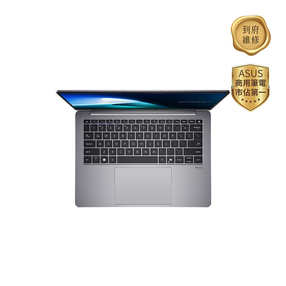 ASUS 華碩 ExpertBook P5 14吋商用AI筆電深色(Ultra 7 258V/32GB/1TB/WIN11PRO/P5405CSA-0141A258V)