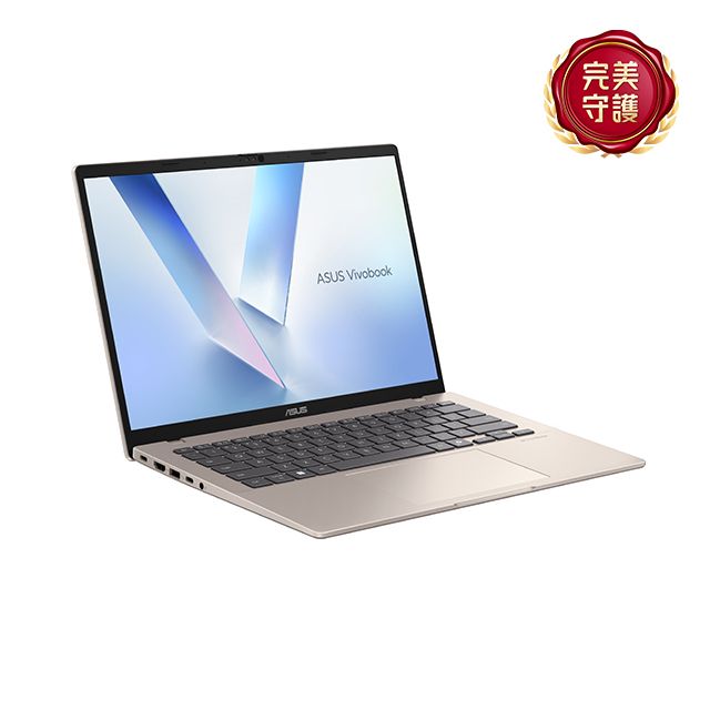 ASUS 華碩 Vivobook 14 14吋AI效能筆電金色(Ultra 5 225H/16GB/512G/WIN11/X1407CA-0041D225H)