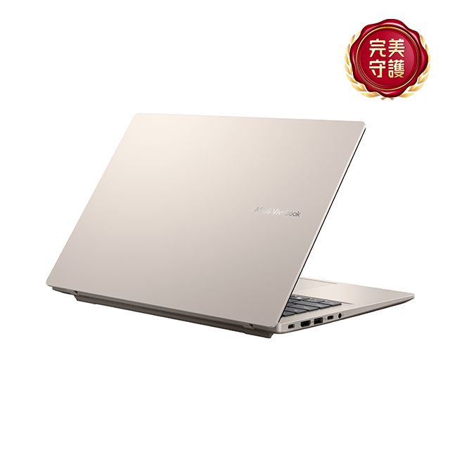 ASUS 華碩 Vivobook 14 14吋AI效能筆電金色(Ultra 5 225H/16GB/512G/WIN11/X1407CA-0041D225H)