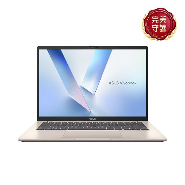 ASUS 華碩 Vivobook 14 14吋AI效能筆電金色(Ultra 5 225H/16GB/512G/WIN11/X1407CA-0041D225H)
